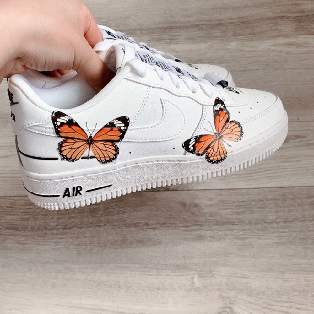 NIKE AIR FORCE 1 low butterfly custom - Picture 11 of 13